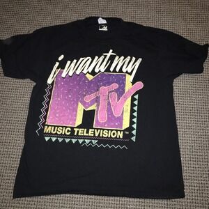 MTV Adult Xl Tee "I Want My MTV"